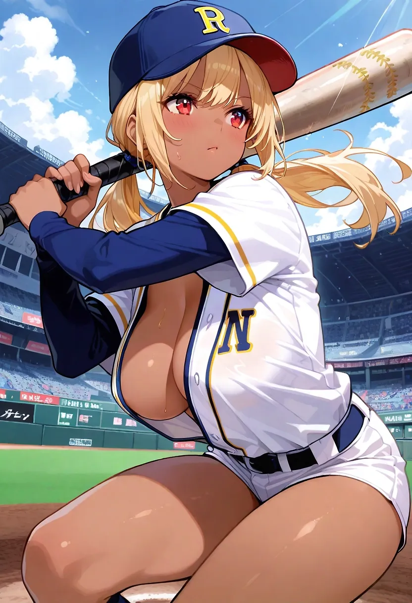 Becky loves baseball