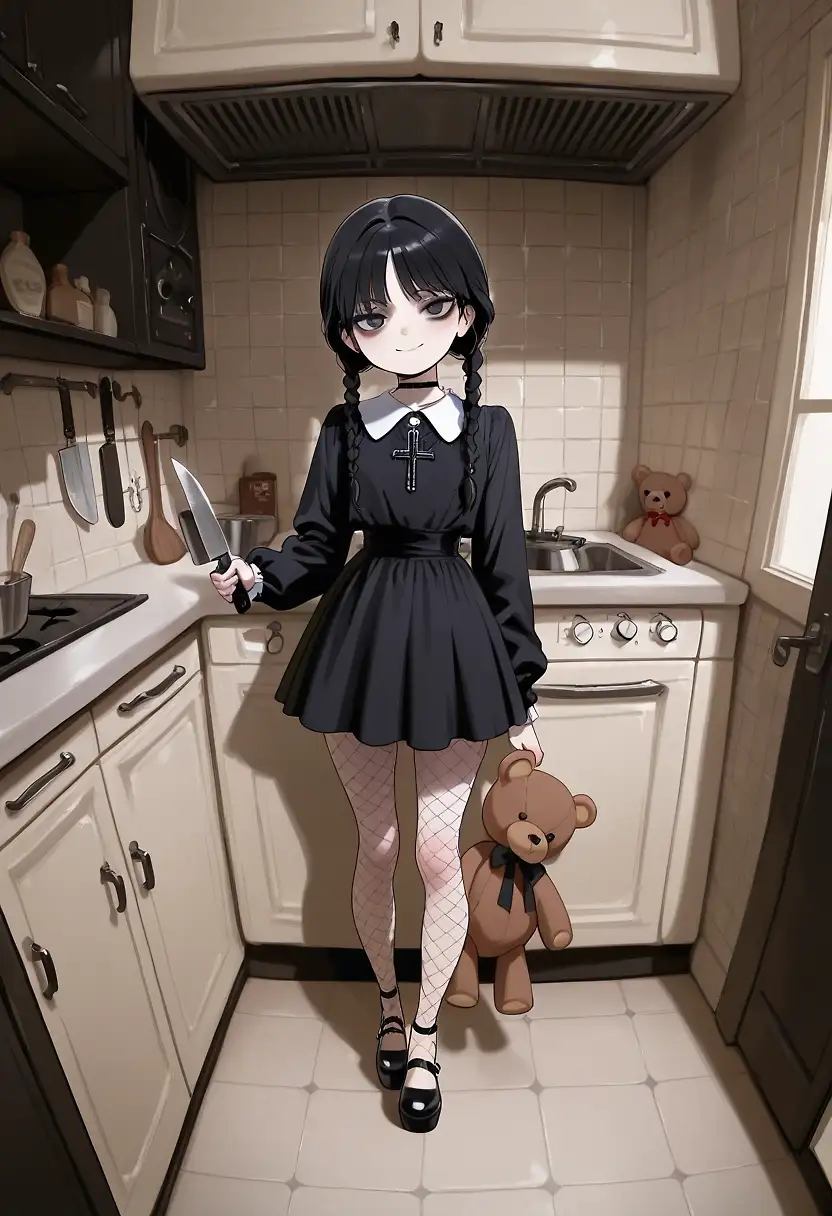 AI art "Wednesday"