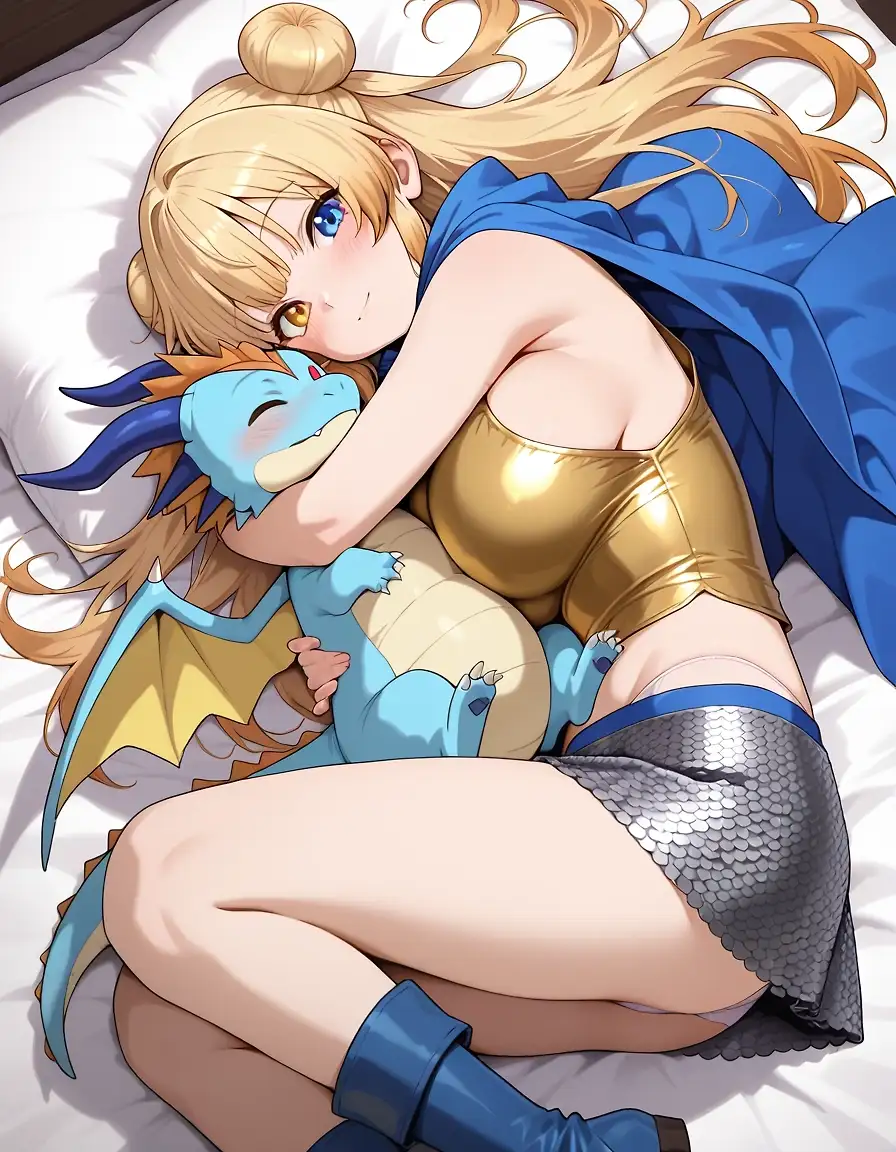 AI art "Sempress got her dragon"
