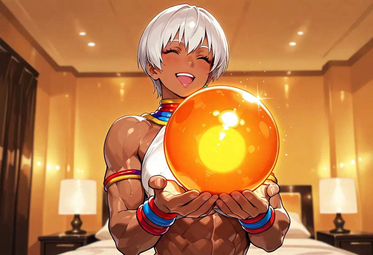 Elena & Rainbow Mika using Menat’s new creation