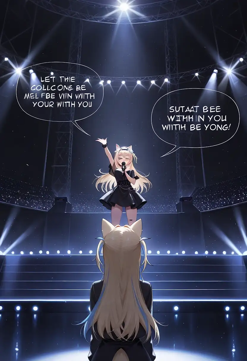 AI art "Fuwawa, Mococo."