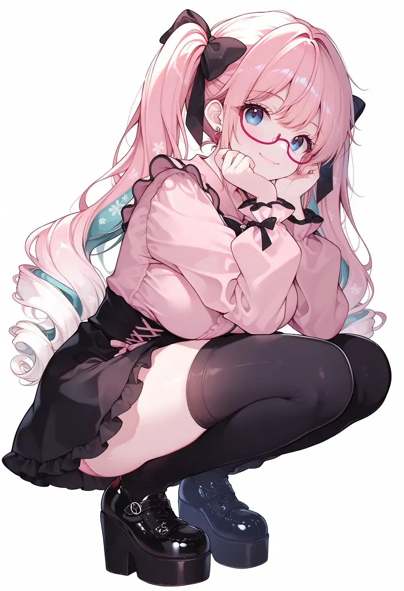 AI art "Miku in "jirai-kei""