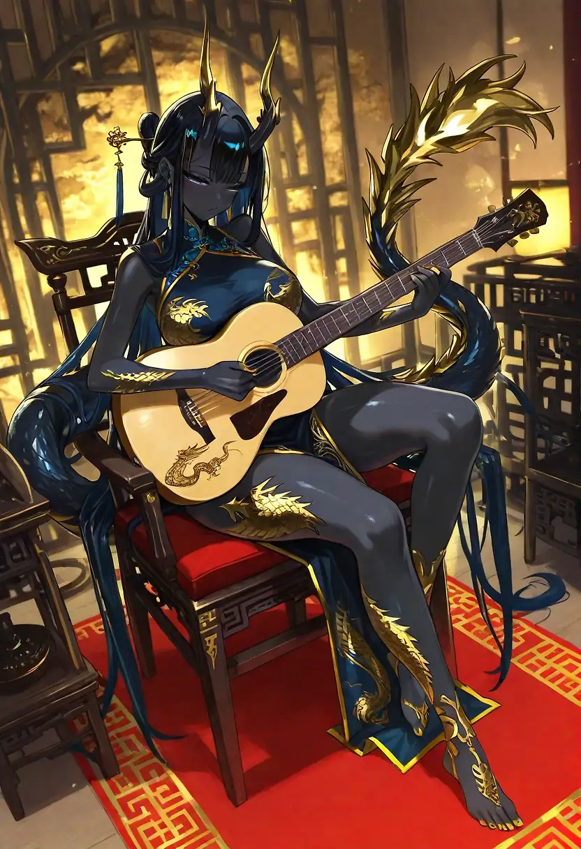 Curvy musician