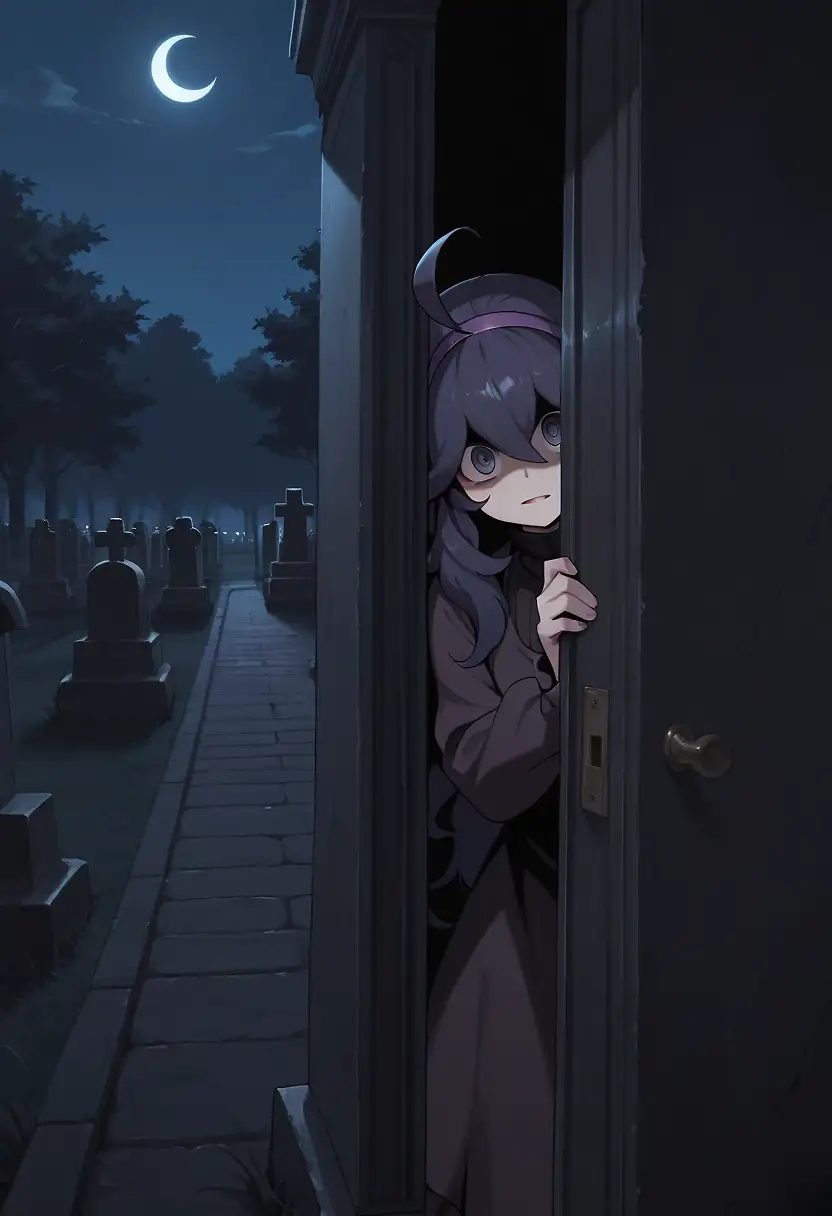 AI art 'Be Careful Out There (Yandere Warning)' with user description 'I hear there’s a maniac around at night.

…

(It’s me, I’m the maniac)'