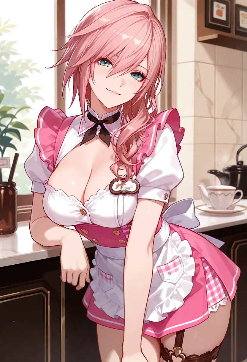 AI art 'Lightning waitress'