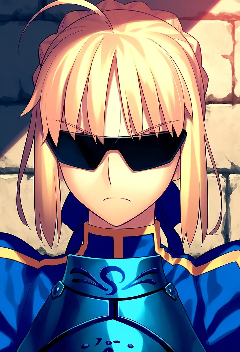 AI art "Cool Saber"
