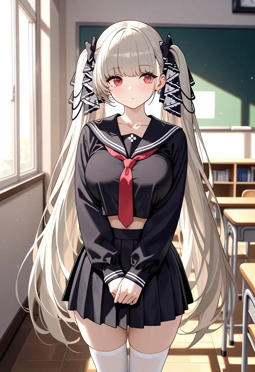 AI art "After class meeting"