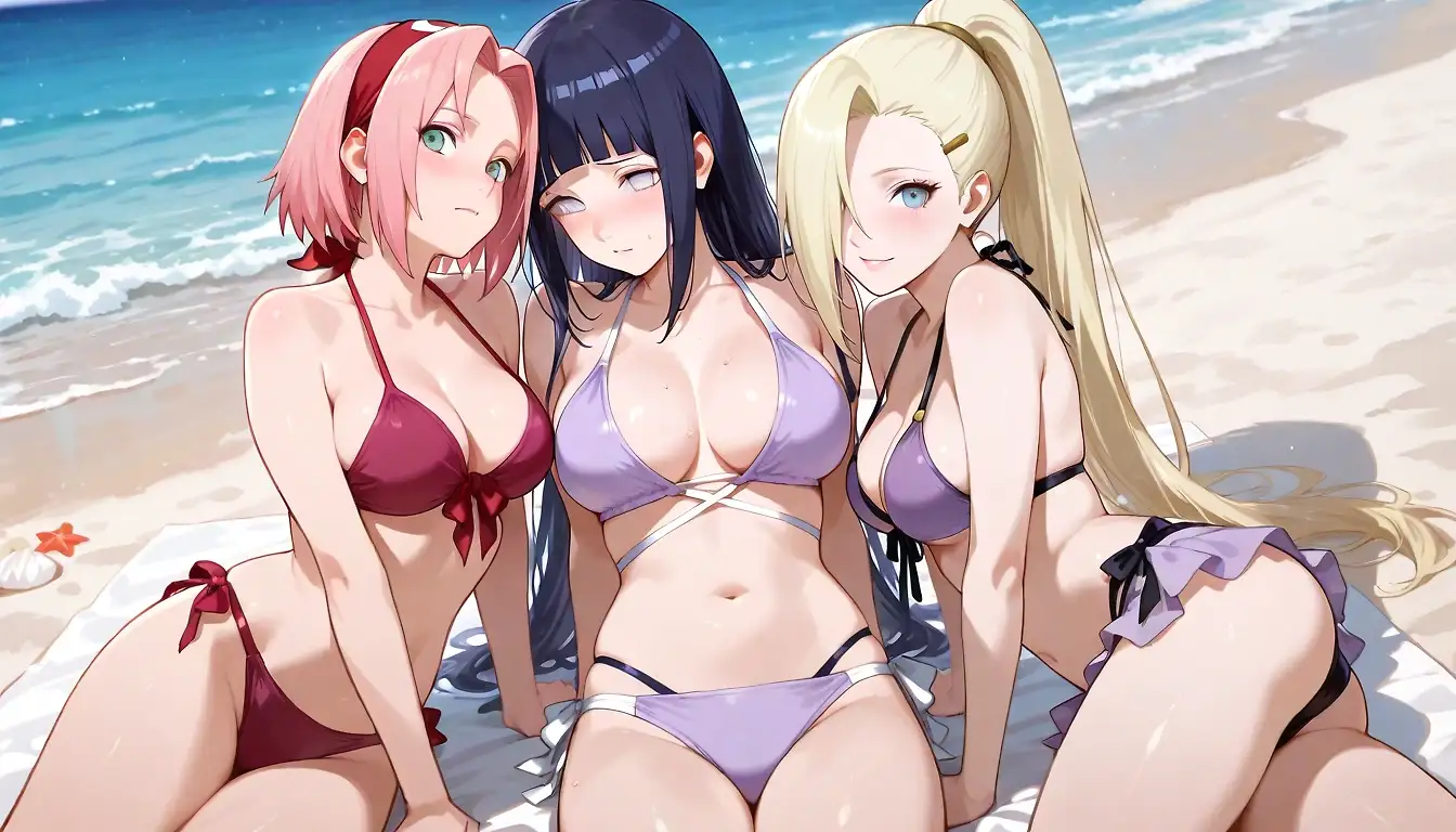 AI art "Naruto Babes"