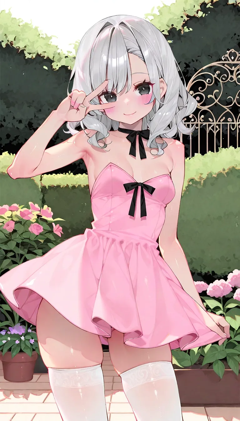 Pink dress