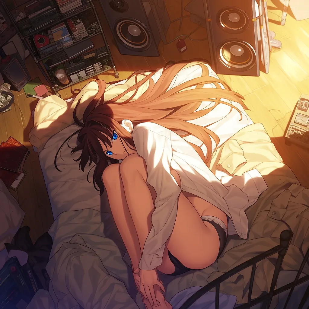 AI art "Enclosed Aozaki Aoko"