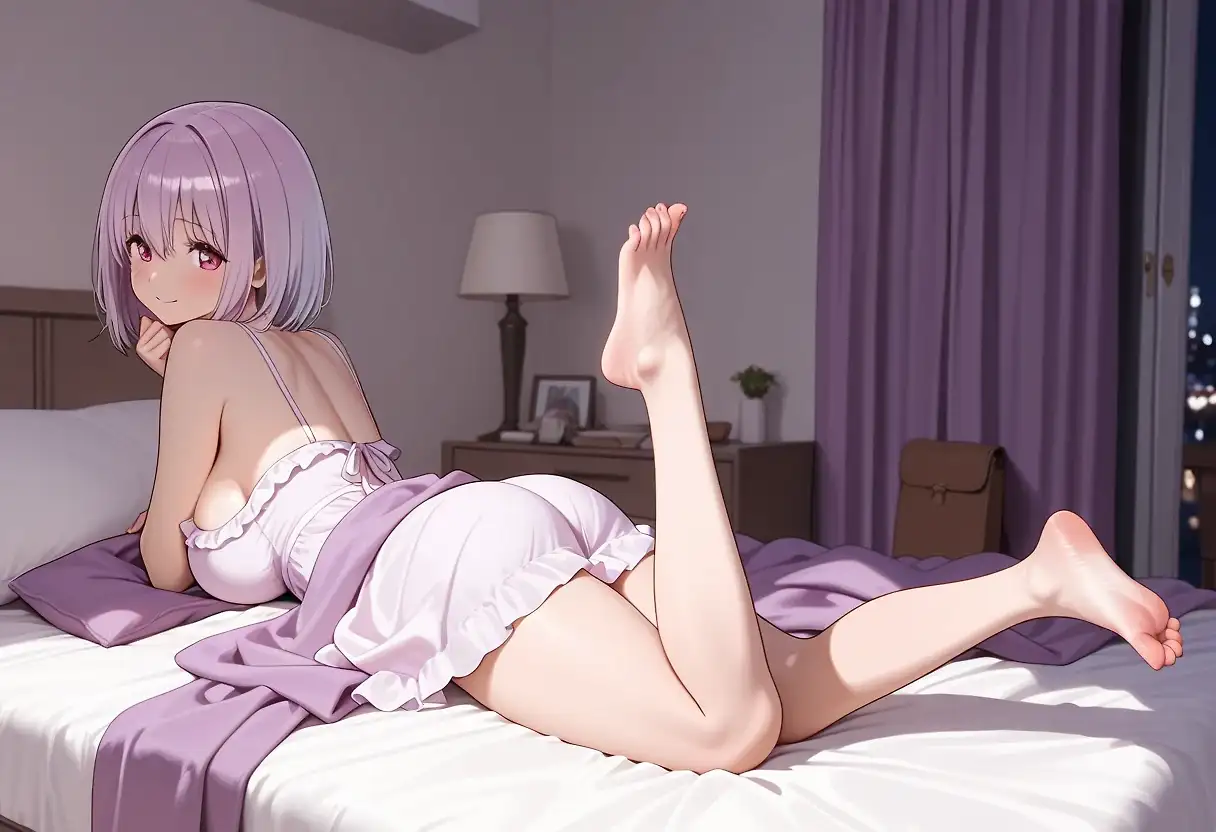 AI art "Akane and Rikka"