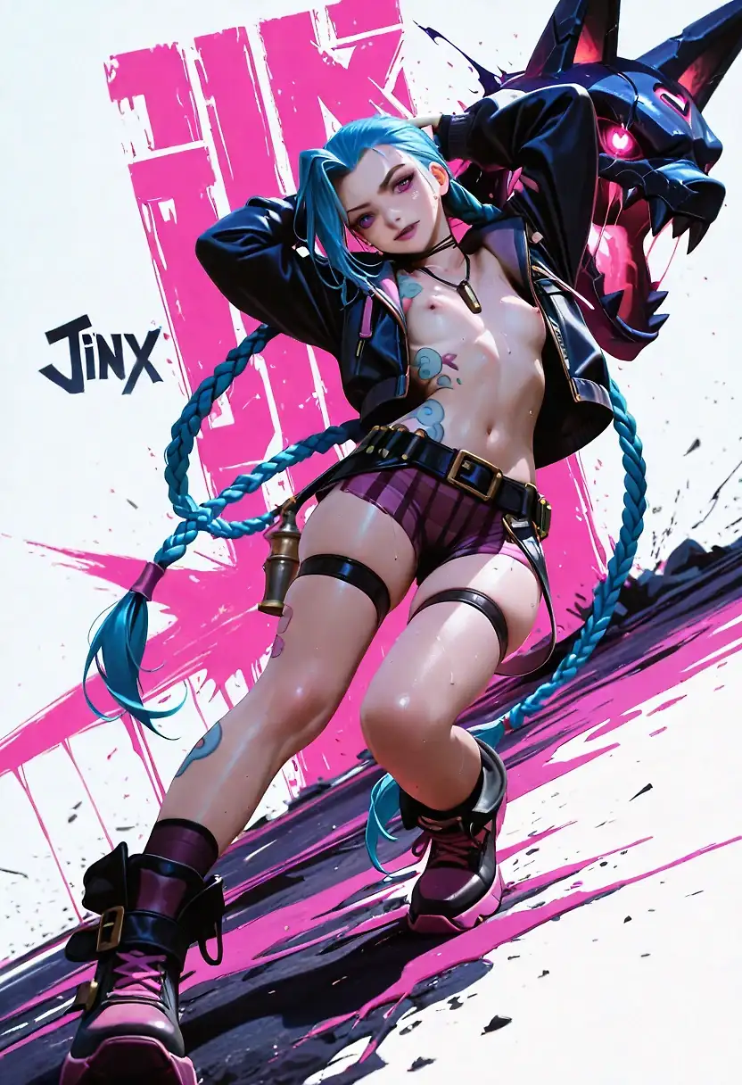 AI art 'jinx poster'