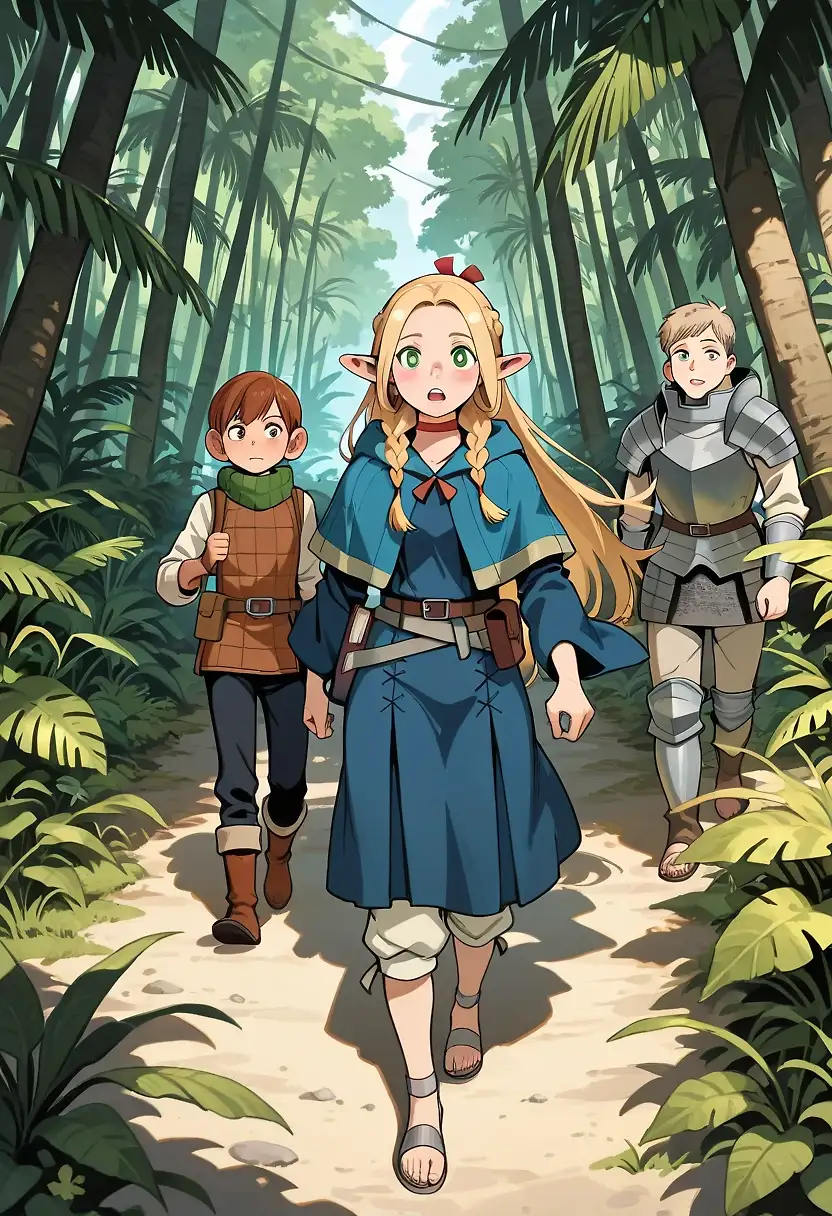 AI art "Delicious in Dungeon"