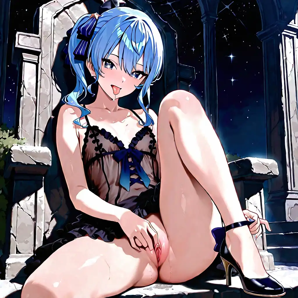 AI art 'hoshimachi suisei 4'