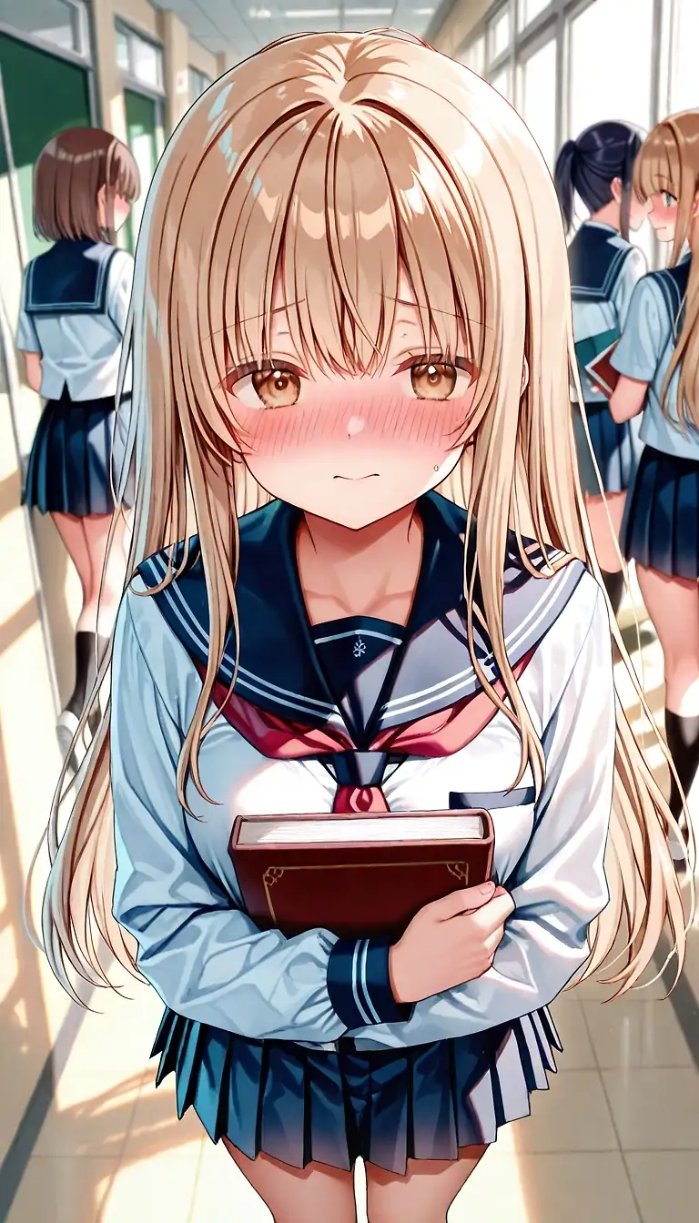 AI art 'School girl'