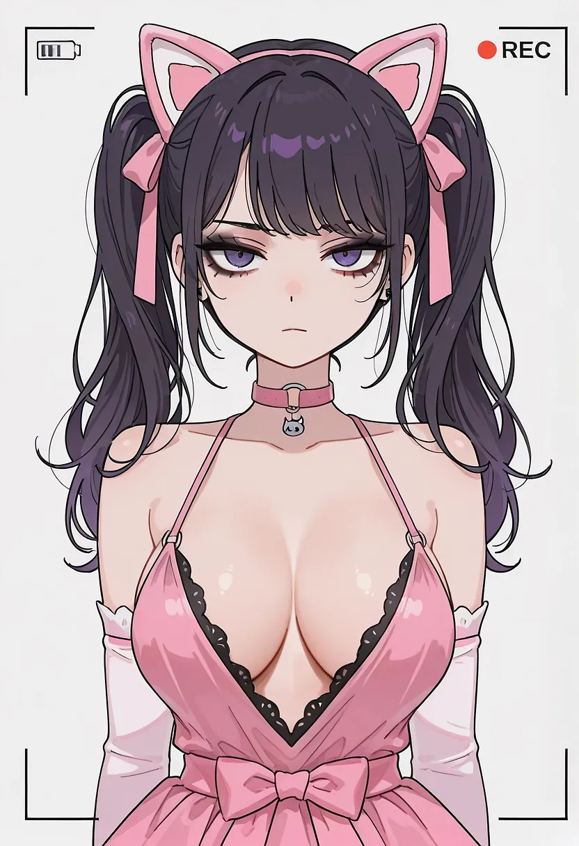 The big-titty goth lost a bet
