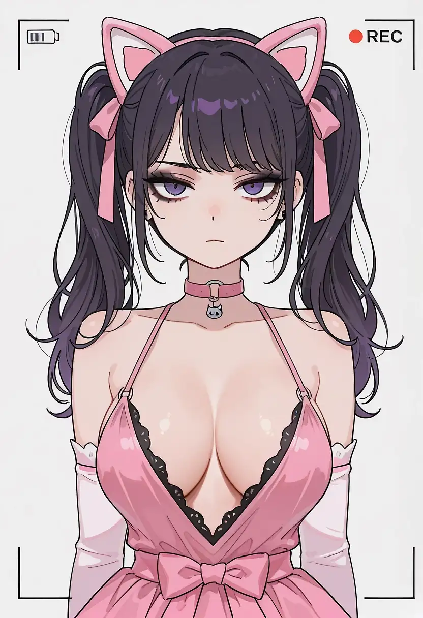 AI art "The big-titty goth lost a bet"