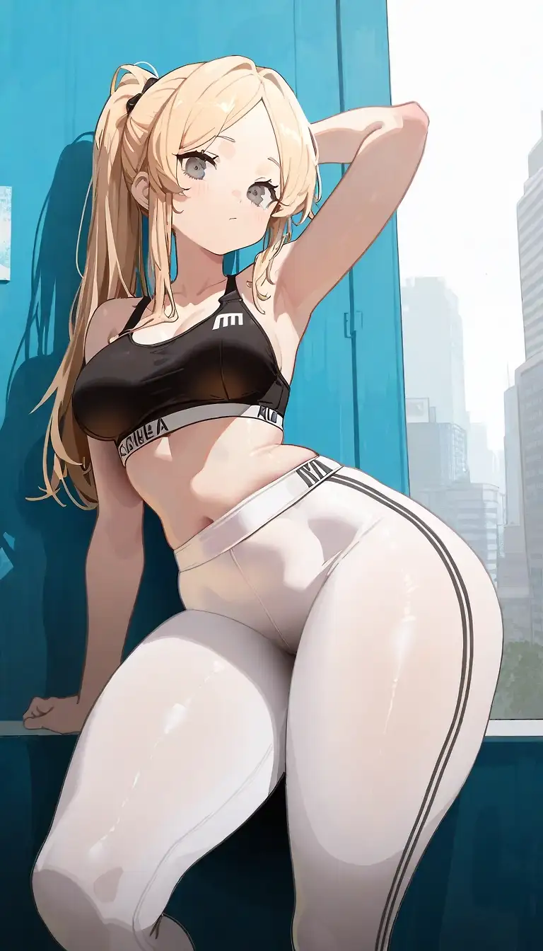 AI art 'Just a girl in the city'