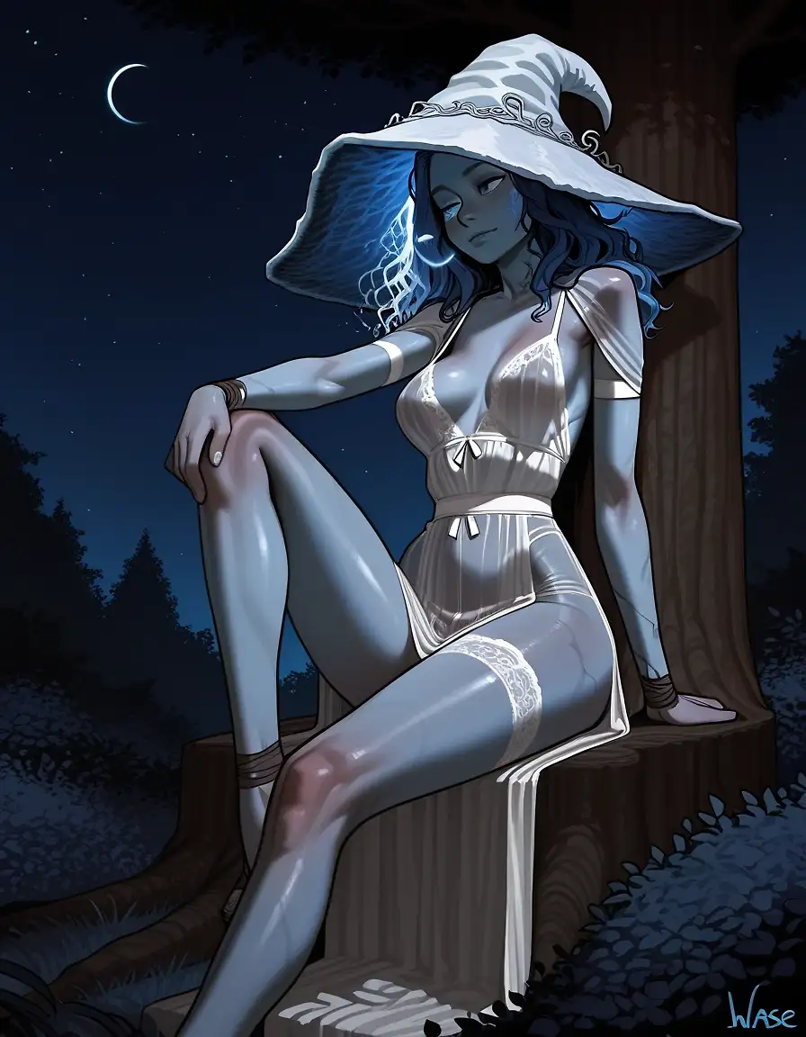 AI art 'Ranni in the Woods'