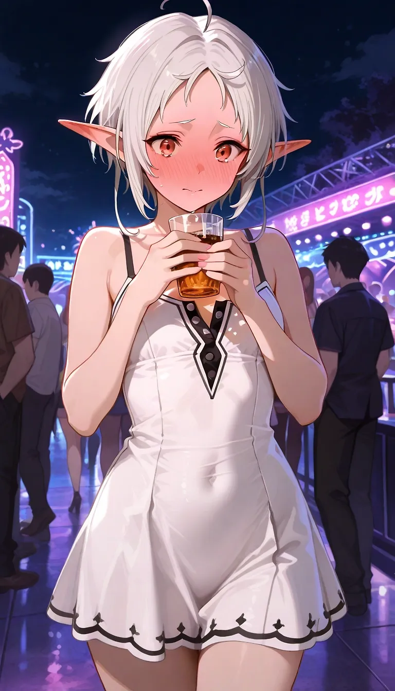 Sylphy has too much fun at the bar