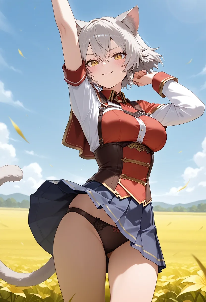 Linia on a windy day
