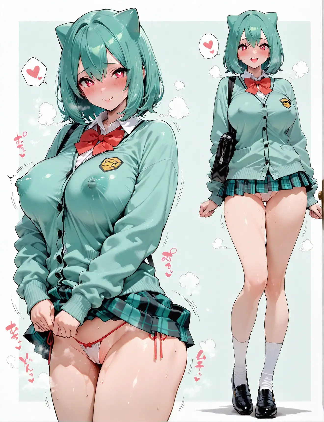 AI art "Pokémon high school girl concept (7)"