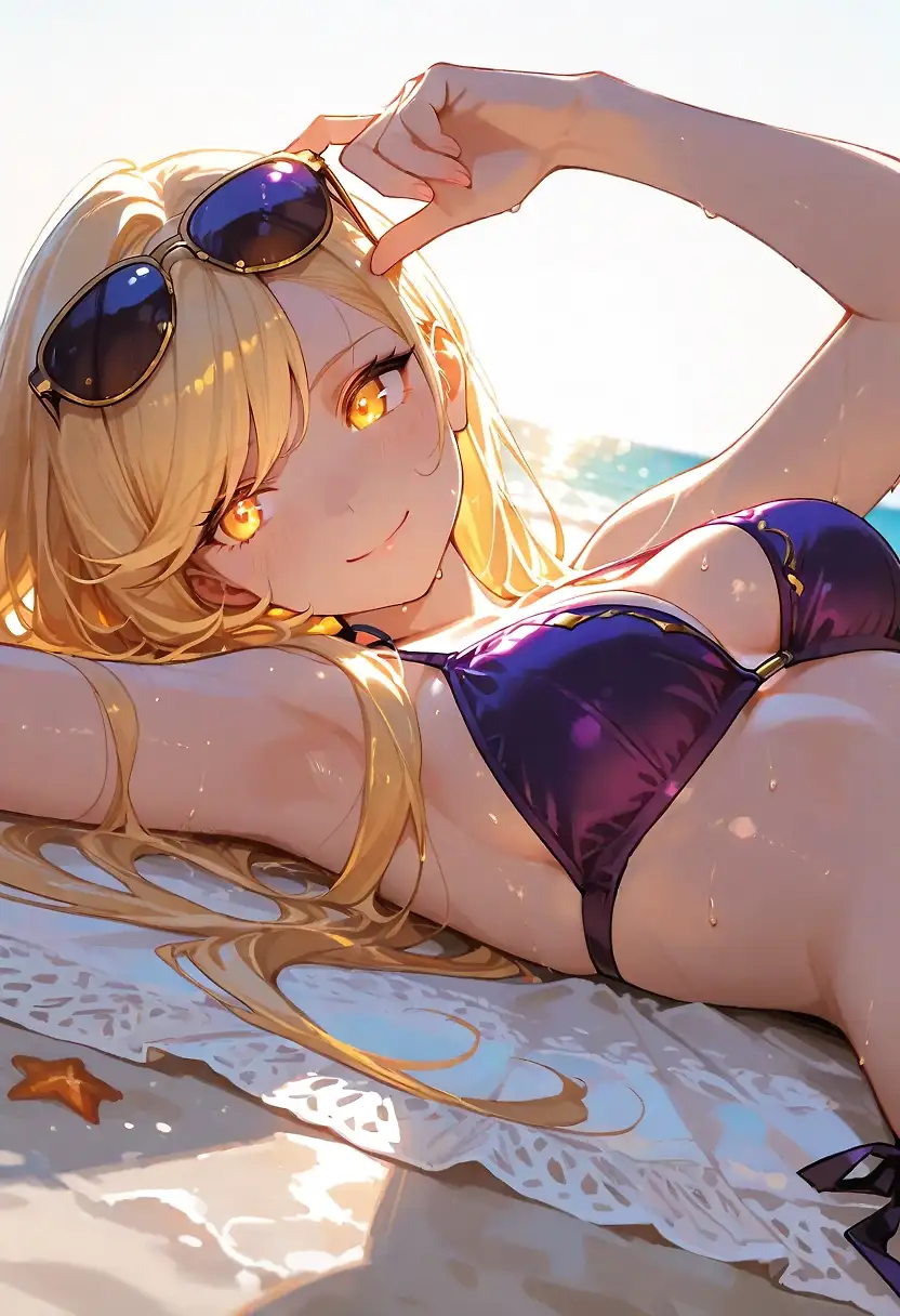 Zoe at the beach