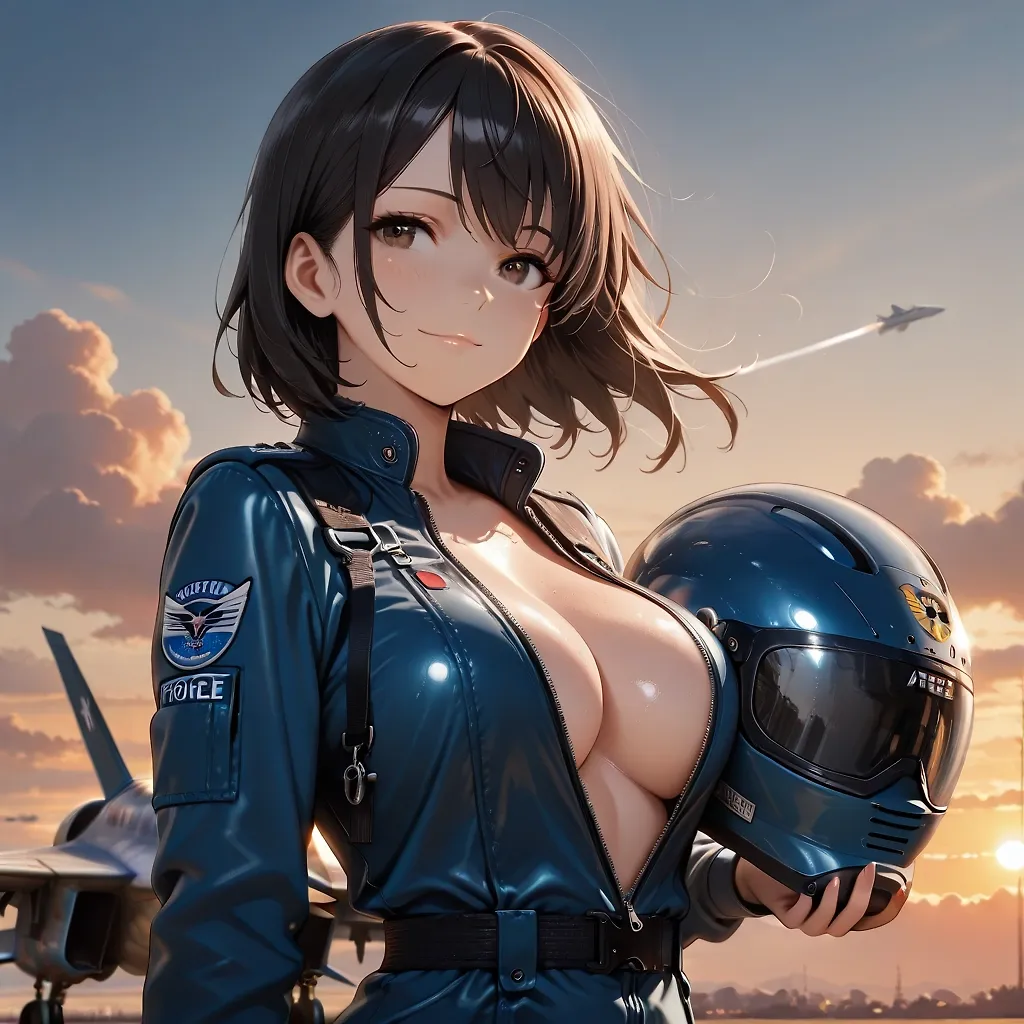 AI art "The mission hasn't started yet" with user description "This is just the briefing. ✈️🔥"