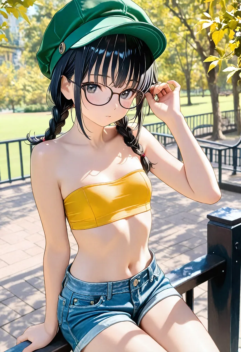 Hot nerd girl