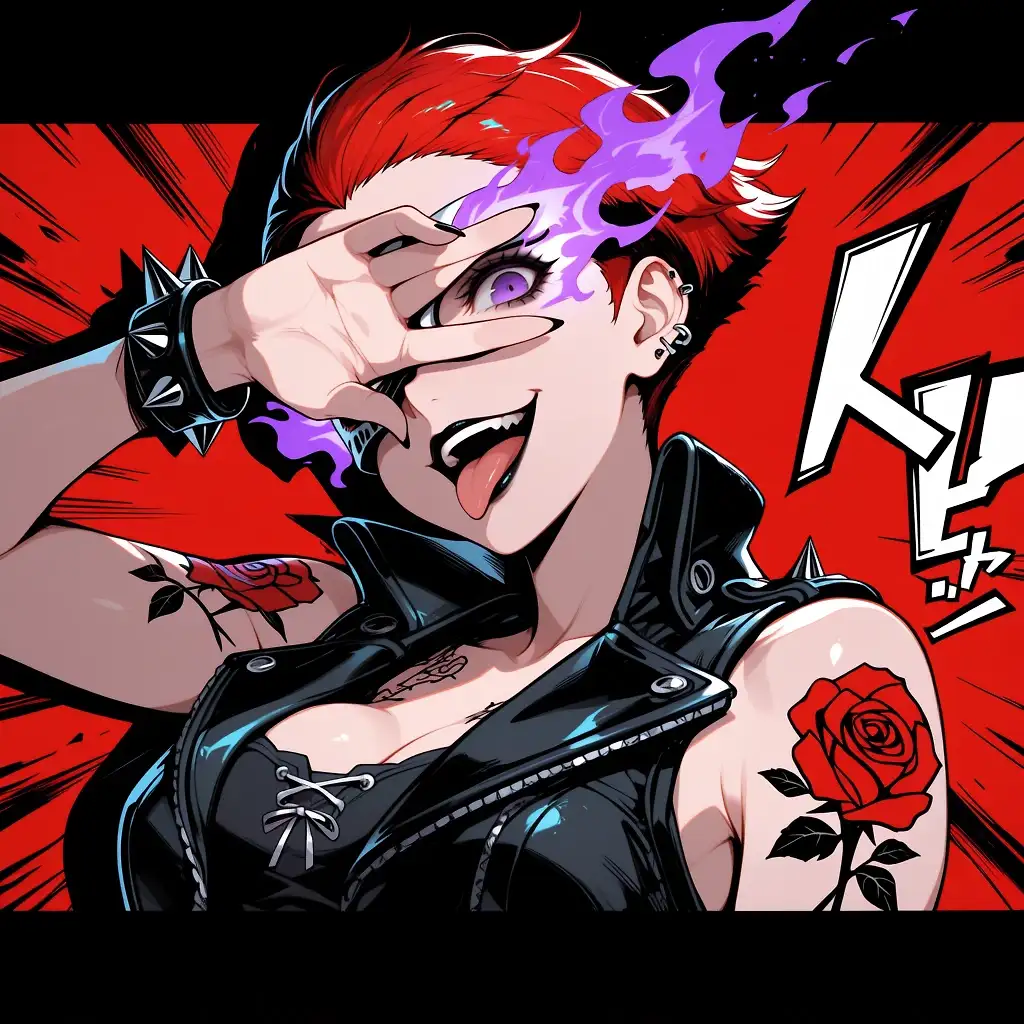 AI art "P5 x OC portraits"