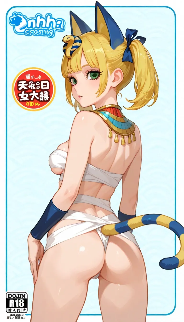 Bonus Miki's Ankha Cosplay