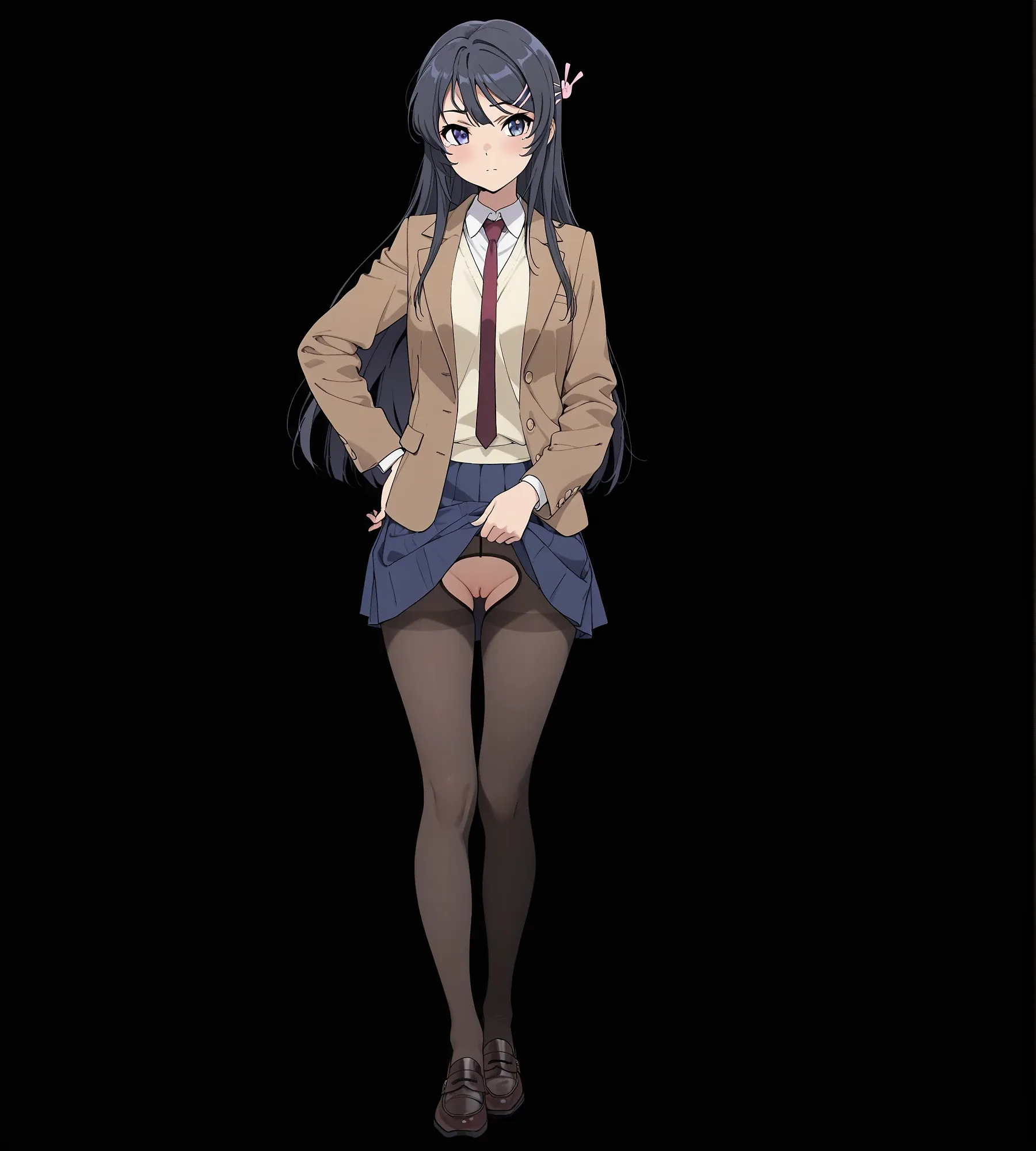 AI art "Bunny girl Senpai"