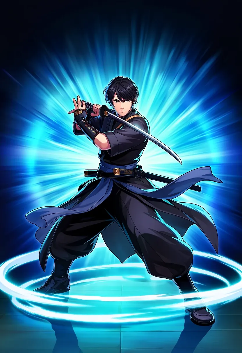 AI art "Anima Fighters"