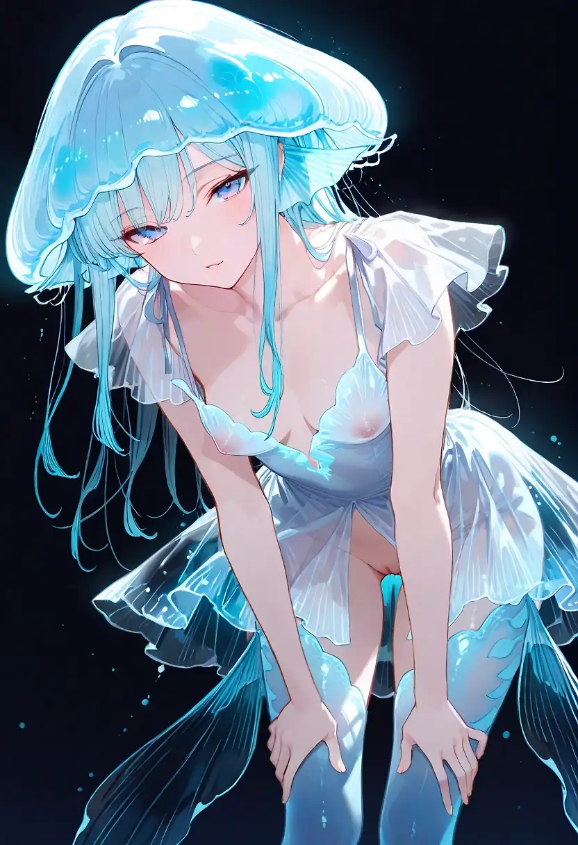 AI art "Jellyfish girl"