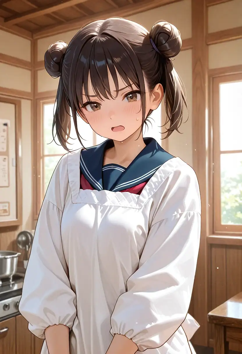 AI art 'School girl'