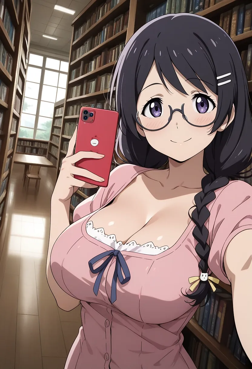 AI art "π± Hanekawa" with user description "I checked Tsubasaβs βLibraryβ folder and found these pictures. Do you think I should ask her about them?
@gildenstein @hollenwulf @octavian @peterco
@warmicestudios @casca_kirei-onna @heihund
@bad77 @a_casual_prompter @parda @terror2
@goobygubby @cro_bo @varcolac @smut317
@gildenstein @zerogroupe21 @saltymajor778 @zesoul @reptorn"