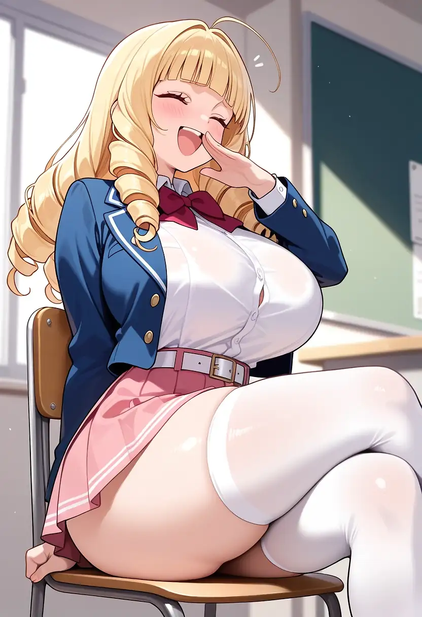 AI art 'Ojou sama punishment'