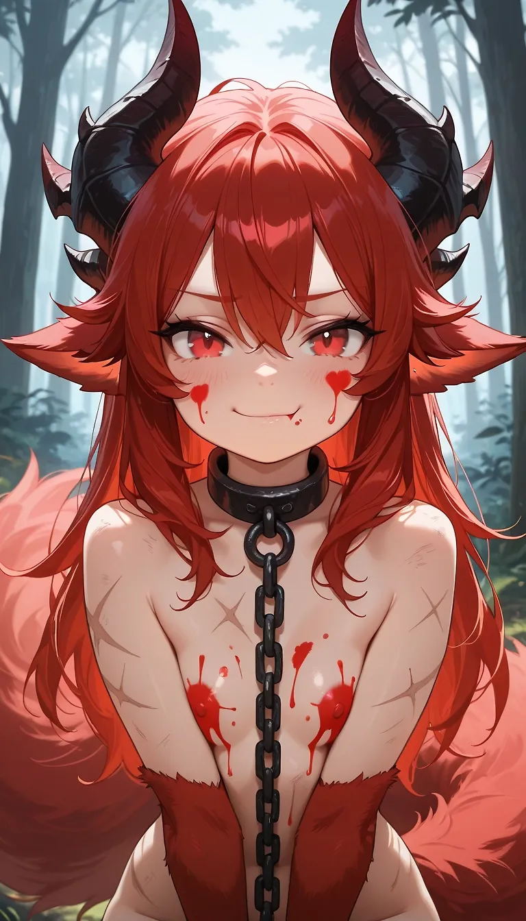 AI art "Ember of the woods" with user description "Be careful with that one"