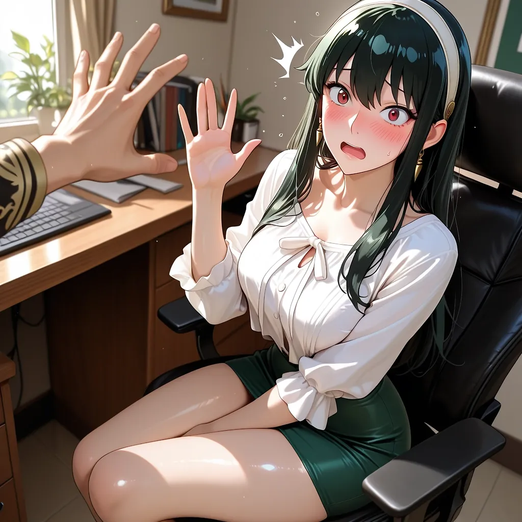 Yor Briar sneaky sex at office