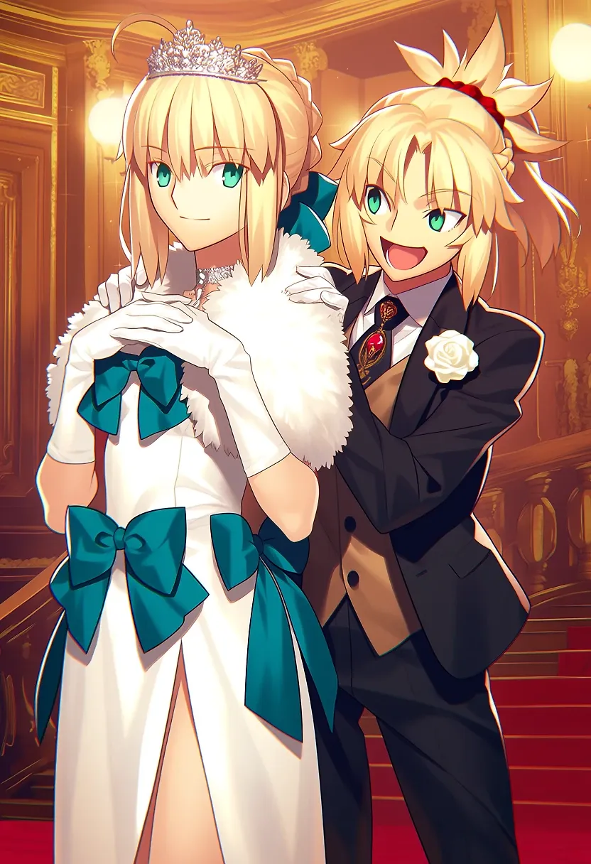 Saber x Mordred