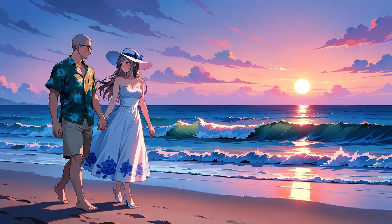 AI art 'Many Sunsets Ago'