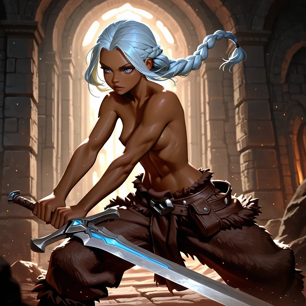 Barbarian girl serie...