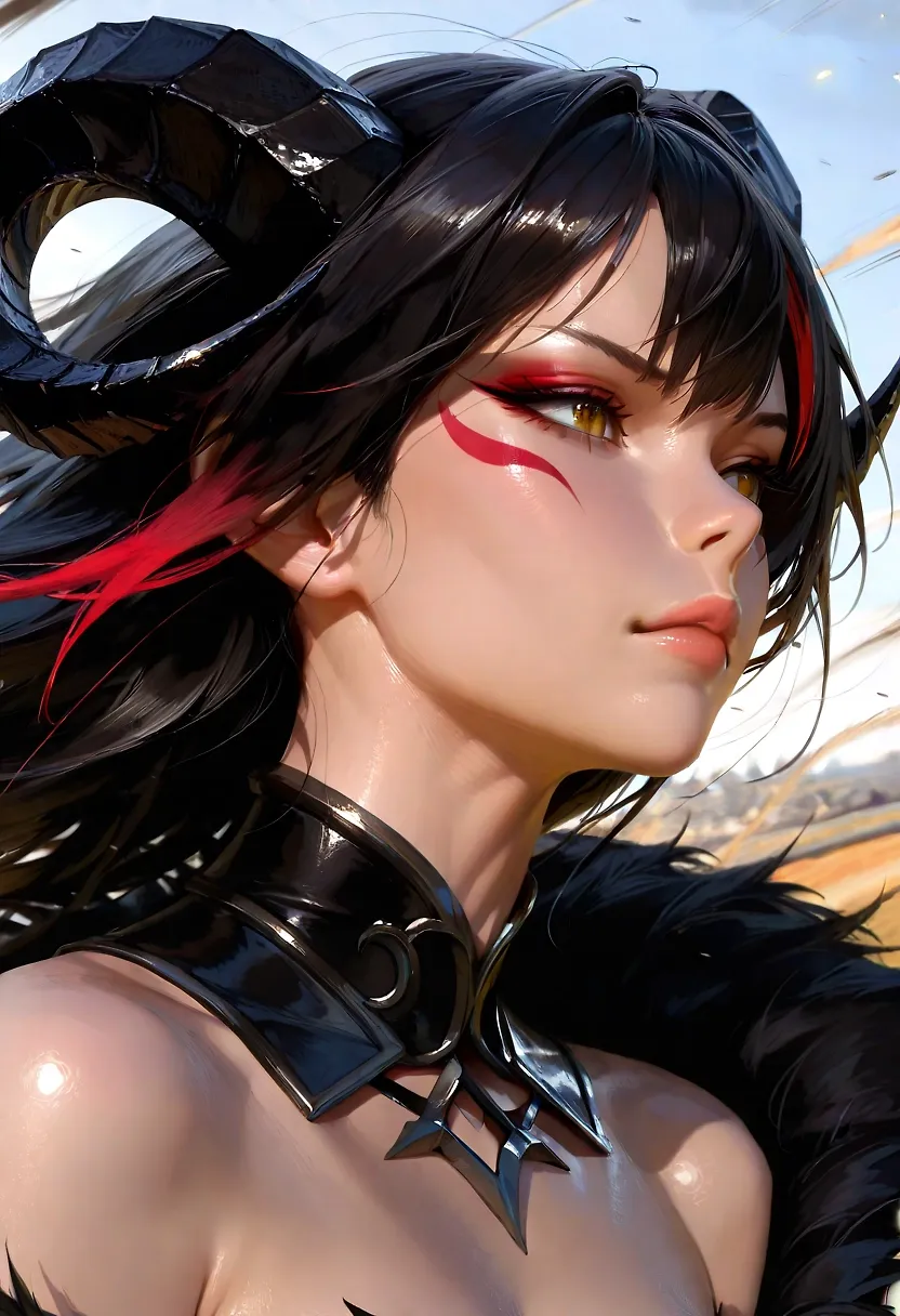 Demon female warrior