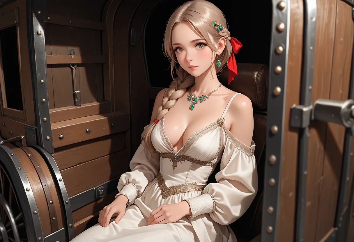 Inside the carriage