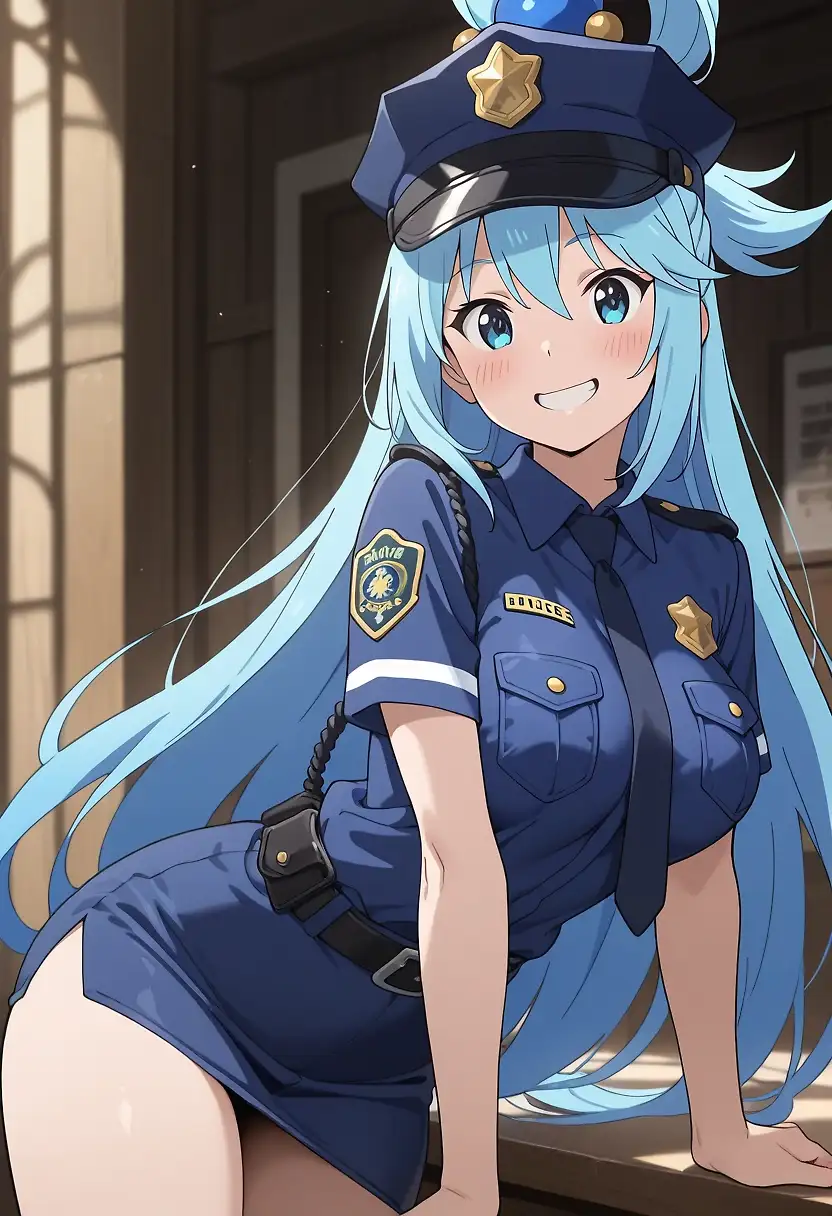 AI art 'Officer Aqua'