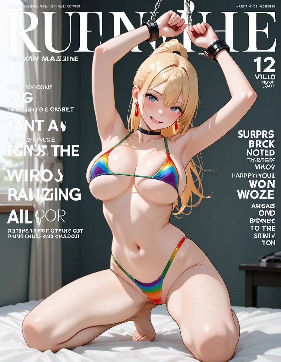 AI art "Linda cover girl"