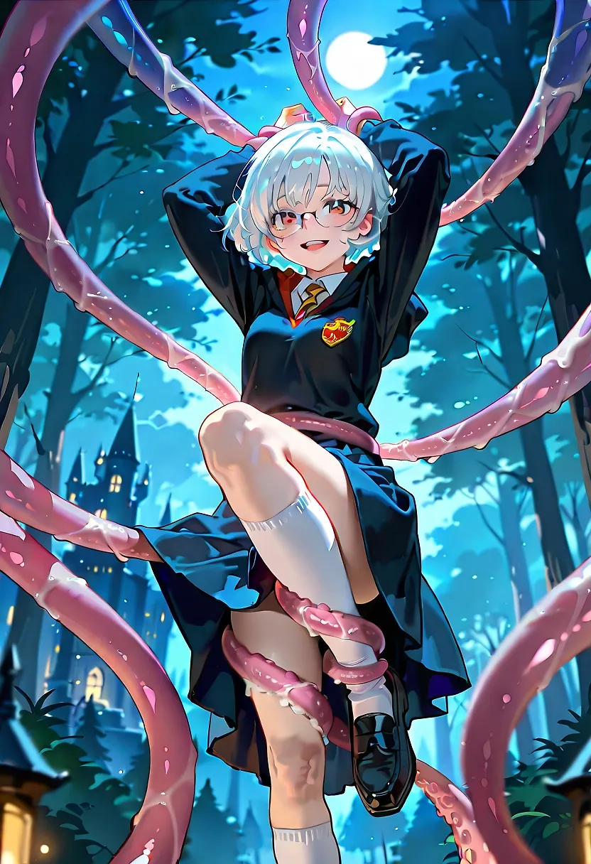Caltine Enters The Forbidden Forest