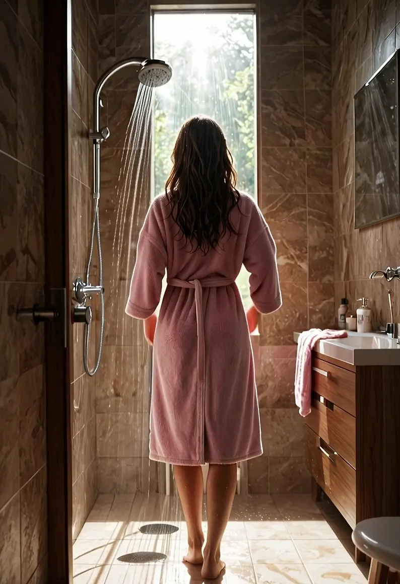 Under the shower
