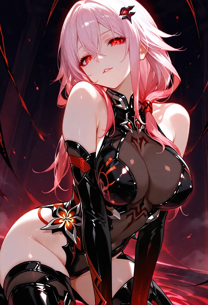 AI art "Dark Inori"