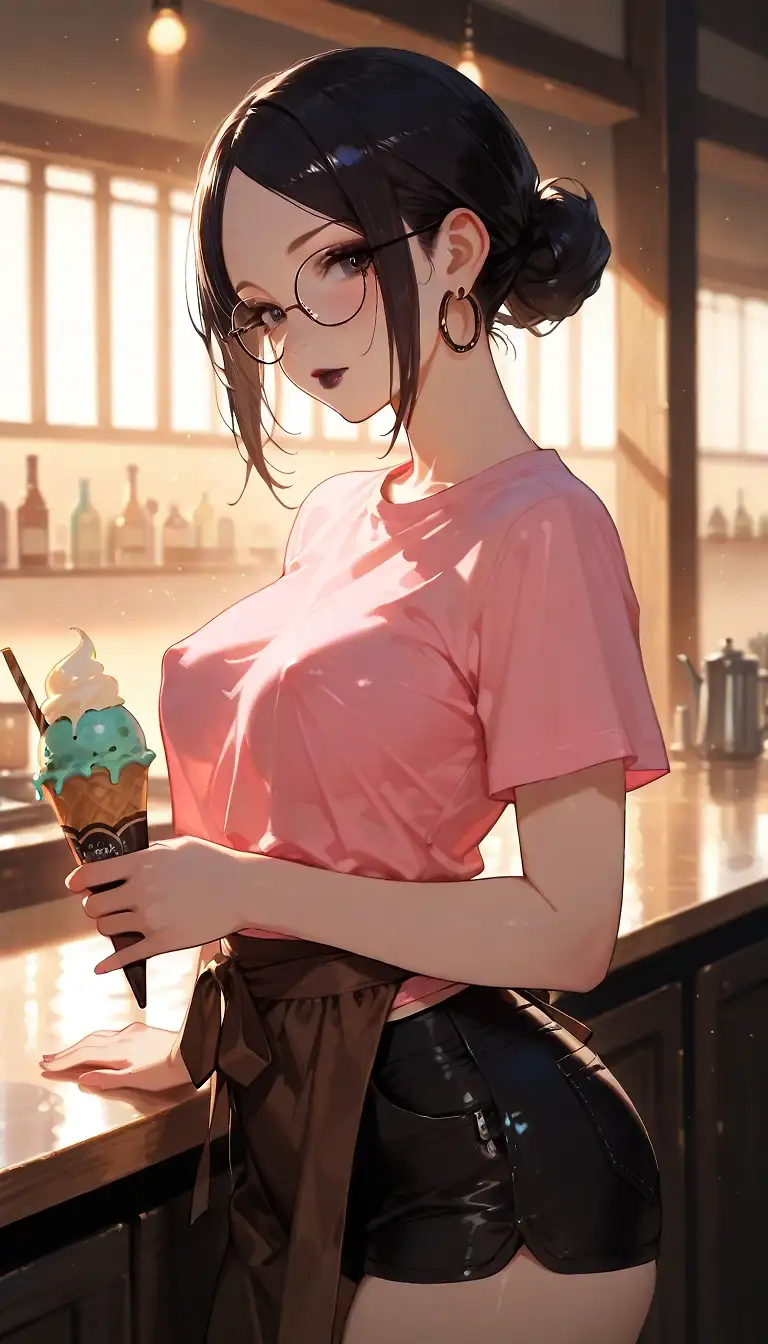 AI art '🍦 New ice cream vendor girl' with user description 'Our local ice cream shop has a new part-time employee... and I fell in love with her (cones) instantly 😋

@cef_ultra  @octavian  @warmicestudios  @parda  @cro_bo  @bad77  @terror2  @barry915  @zesoul   @onlyyouprod  @candylover  @gildenstein  @reptorn  @artfx85   @varcolac  @doggomage  @zerogroupe21 @goobygubby @ririfake @hollenwulf'
